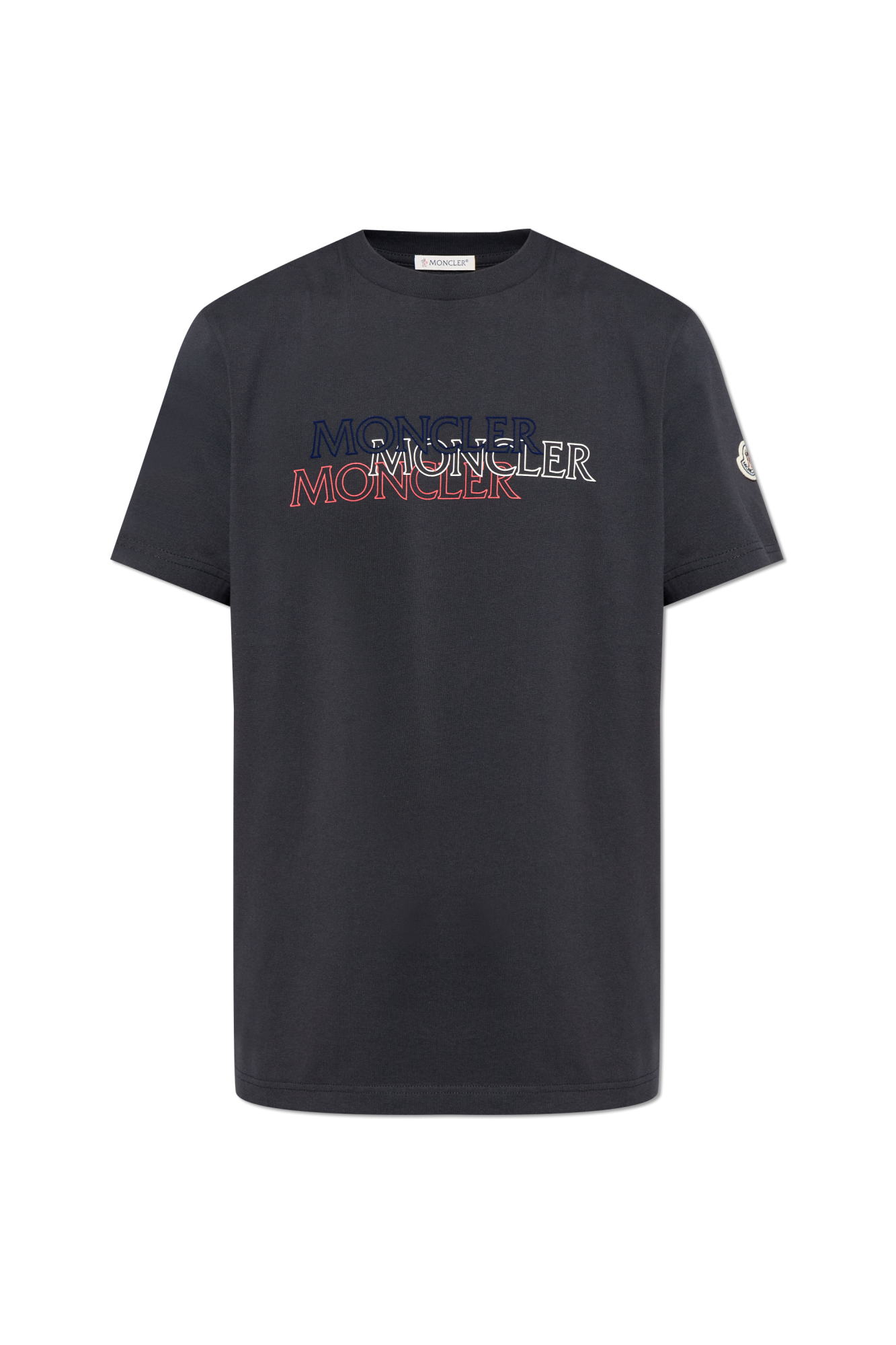 MONCLER ネイビー ロゴ マークTシャツ　新品　未使用　タグ付き Moncler T-shirt with logo | Men's Clothing | Vitkac